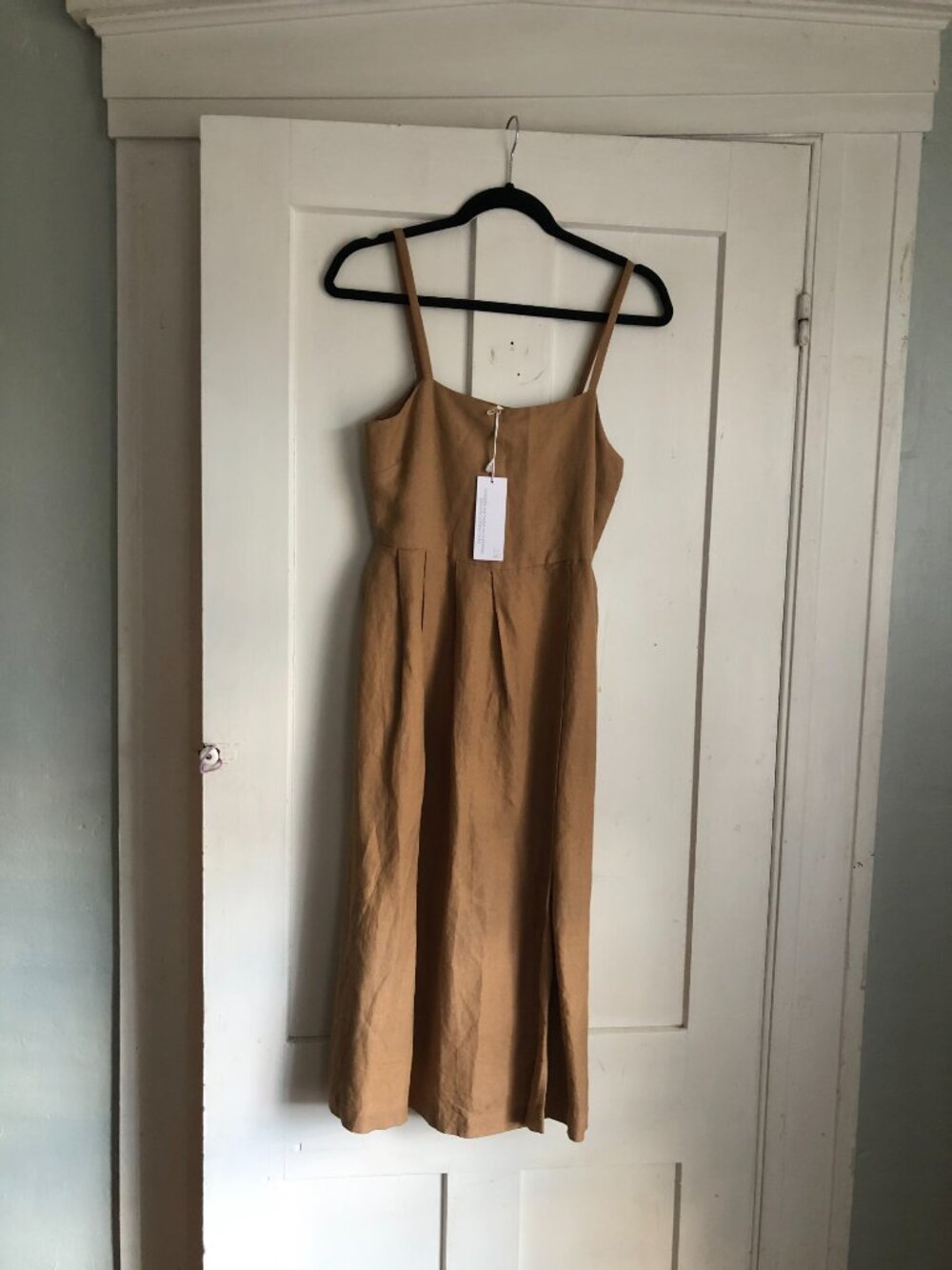First Rite Linen Midi Dress - Picture 2 of 8